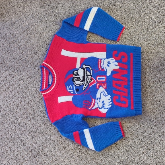 Vintage New York Giants Mario Nintendo Sweater - Picture 2 of 7